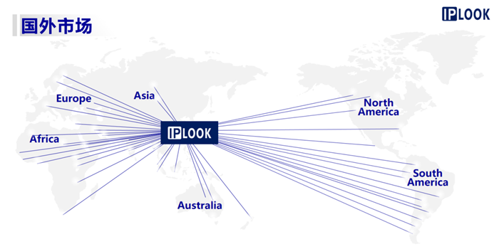 IPLOOK国外市场布局图